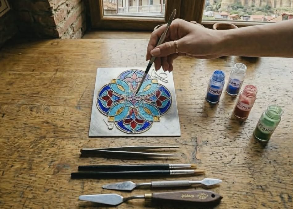 ტიხრული მინანქარი