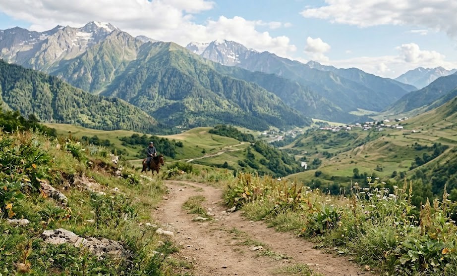 დასვენება, ტურიზმი, ცხენოსნობა